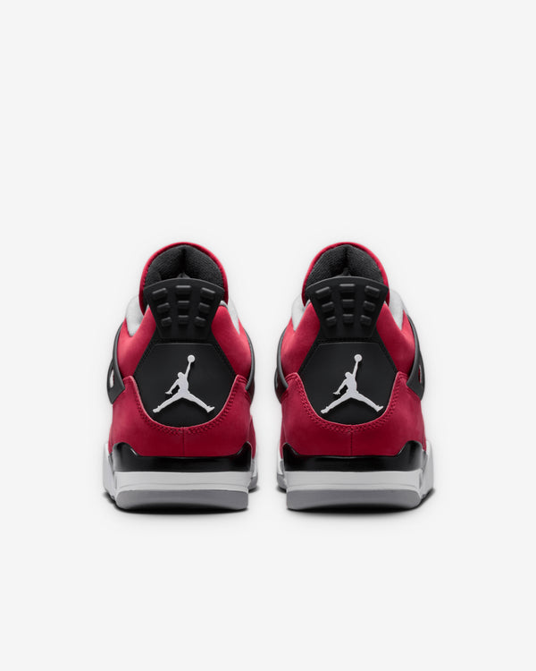 Nike - Men's Air Jordan 4 Retro Toro Bravo Sneakers - (Fire Red/Black/Cement Grey)