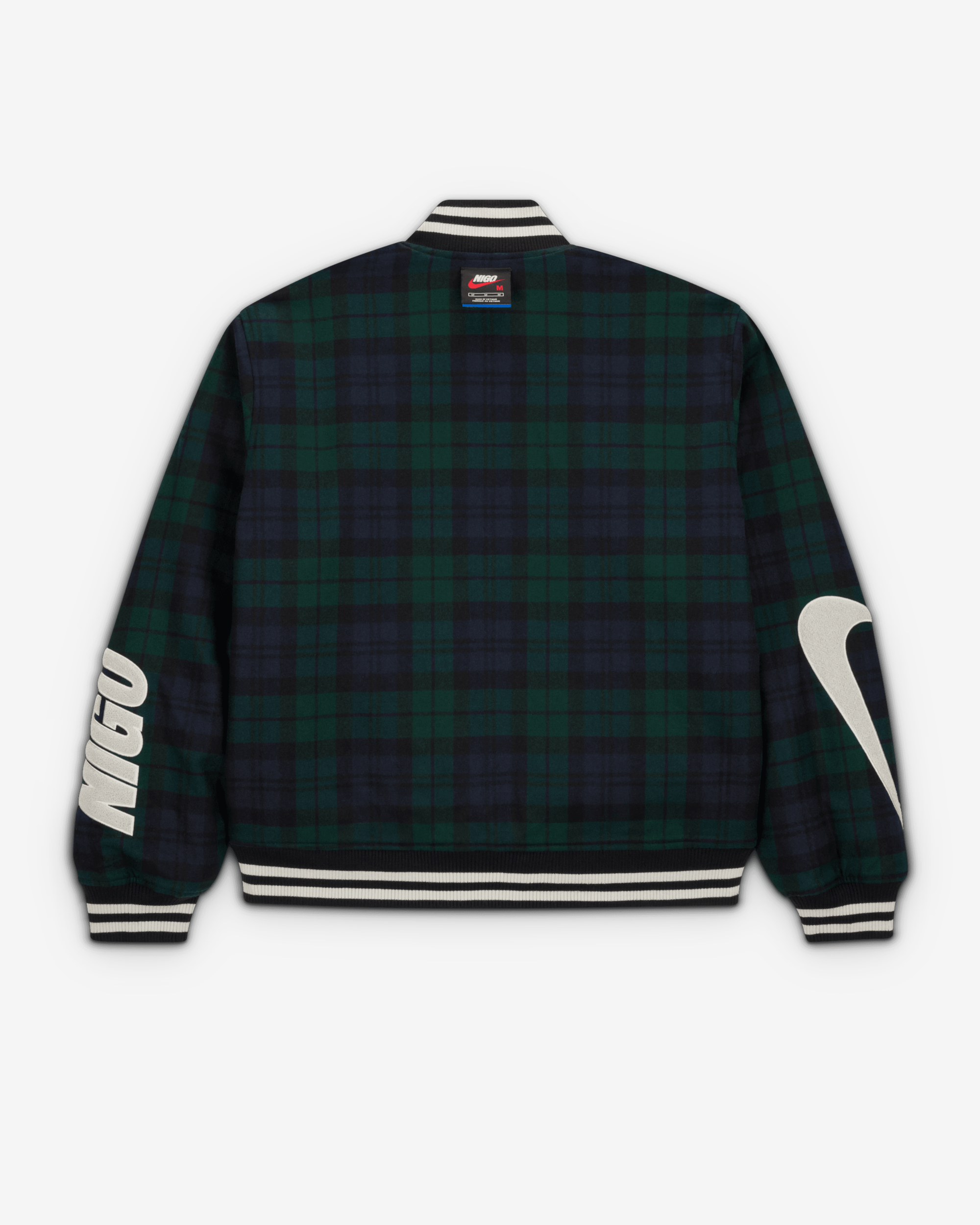 Nike: Men's Nigo Reversible Coach Jacket (Forest Green/Black Nike: Men's Nigo Reversible Coach Jacket (Forest Green/Black