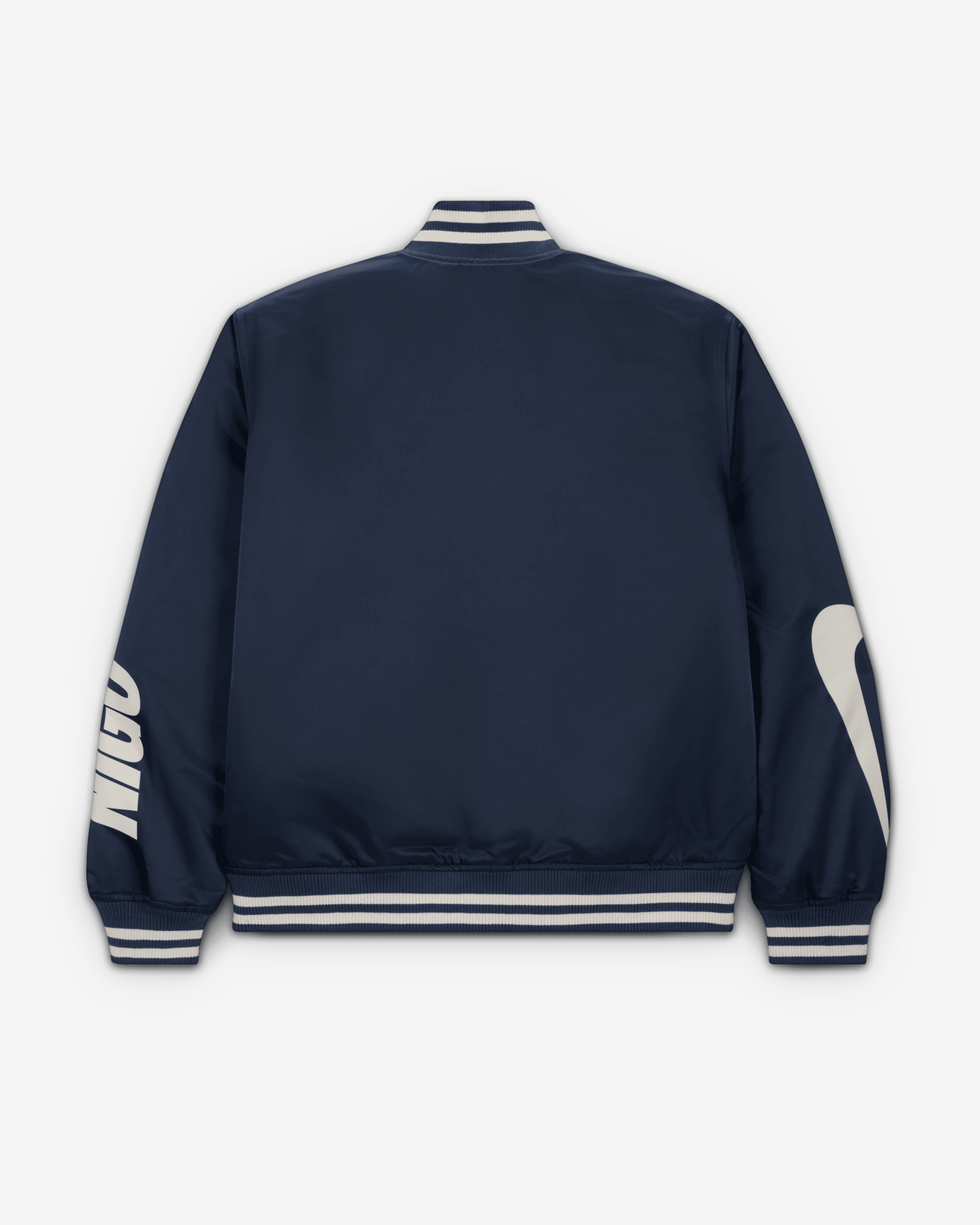 Nike: Men's Nigo Reversible Coach Jacket (Midnight Navy/Black Nike: Men's Nigo Reversible Coach Jacket (Midnight Navy/Black