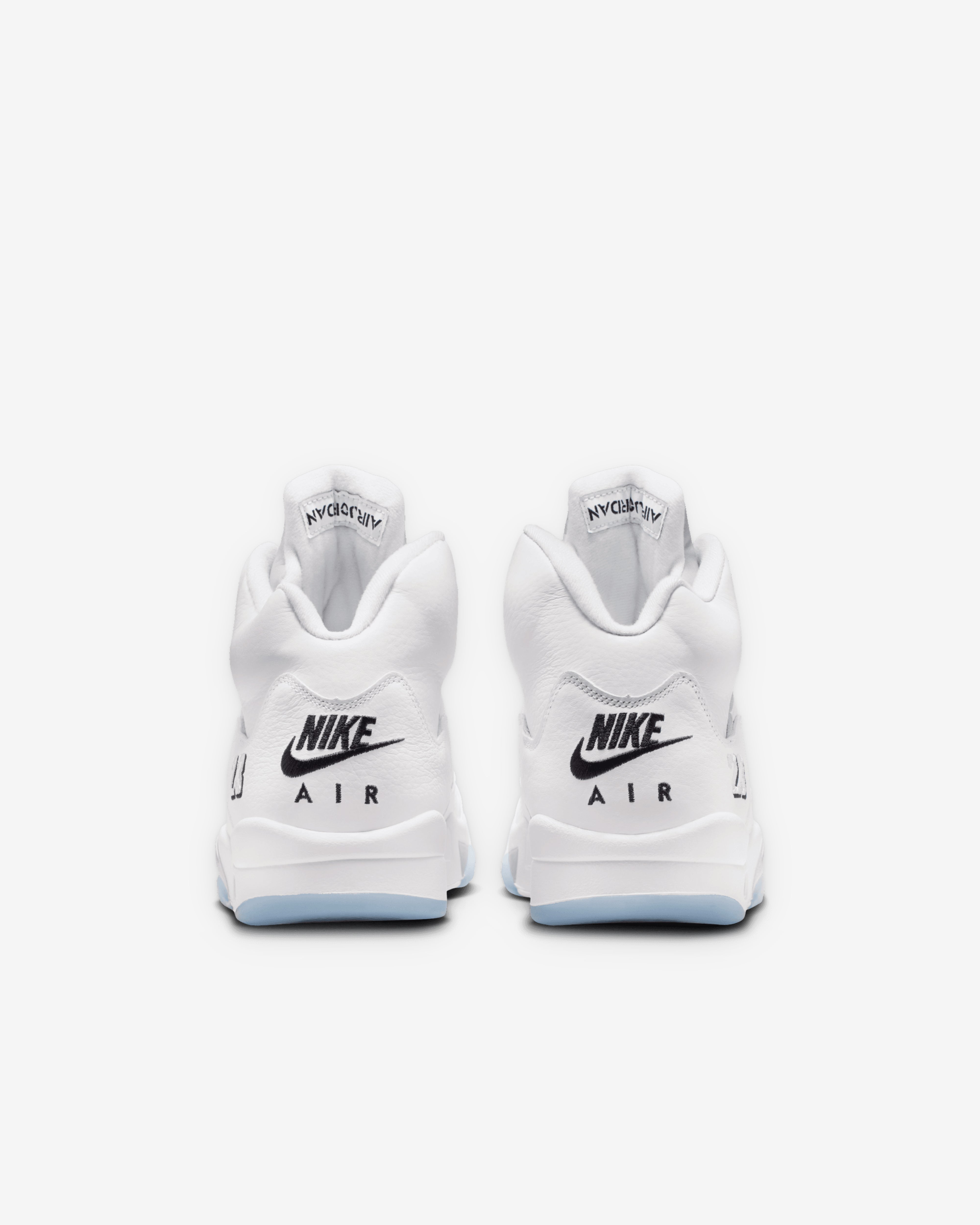 Nike: Men's Air Jordan 5 Retro OG Sneakers (White/Metallic Silver
