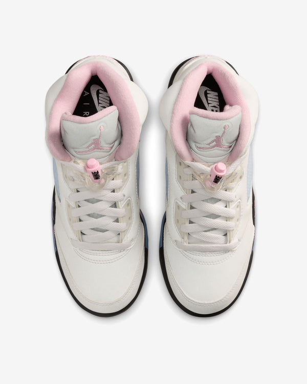 Nike - Men's Air Jordan 5 Retro Sneakers - (White/Pink)