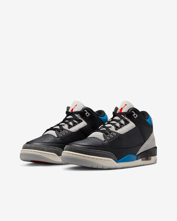 Nike - Men's Air Jordan 3 Retro OG Sneakers - (Black/Chile Red)
