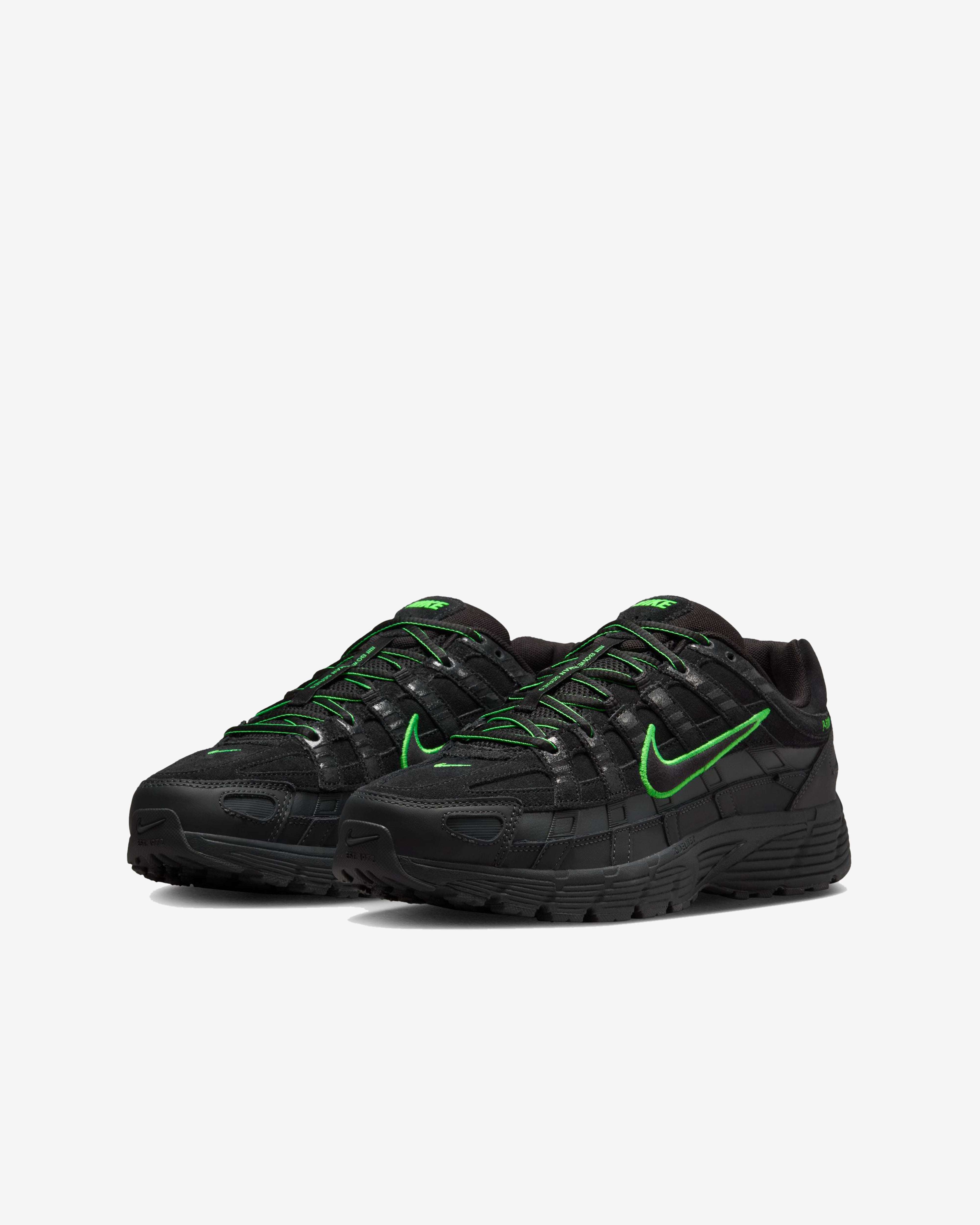 Nike: Men's P-6000 PRM Sneakers (Black/Green) | DSMNY E-SHOP