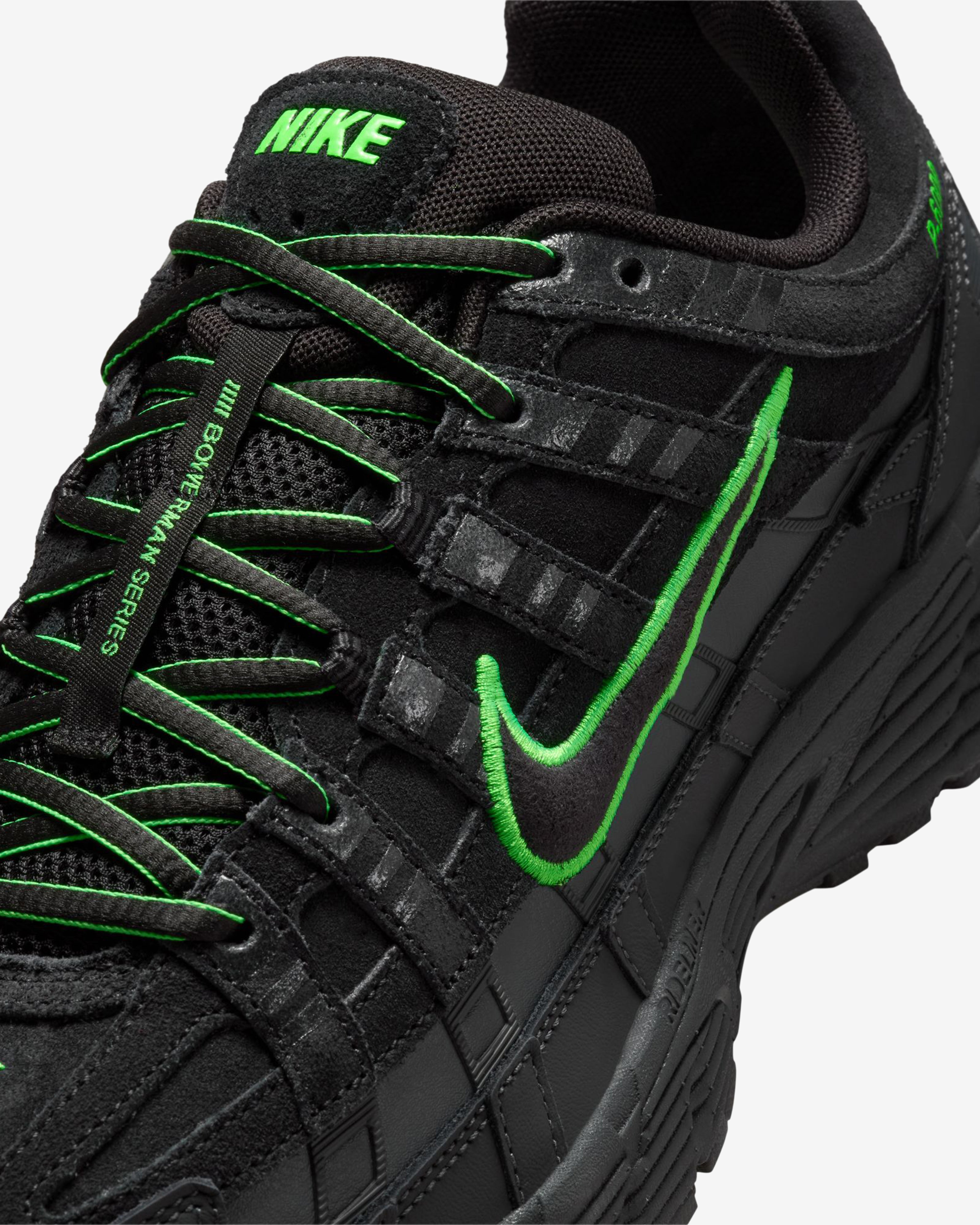 Nike: Men's P-6000 PRM Sneakers (Black/Green) | DSMNY E-SHOP