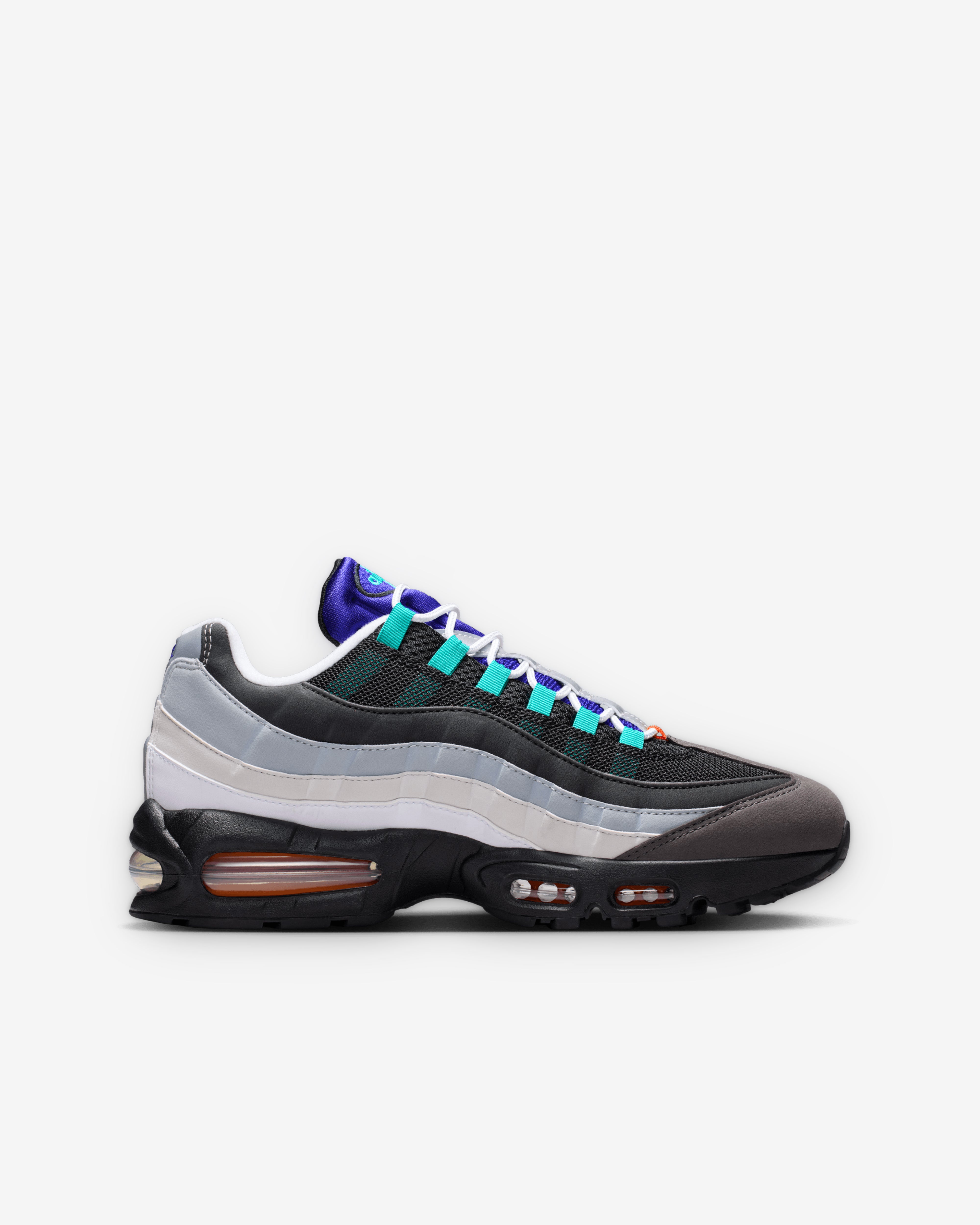 Nike: Air Max 95 Big Bubble (Black/Volt/White/Medium Ash) | DSMNY