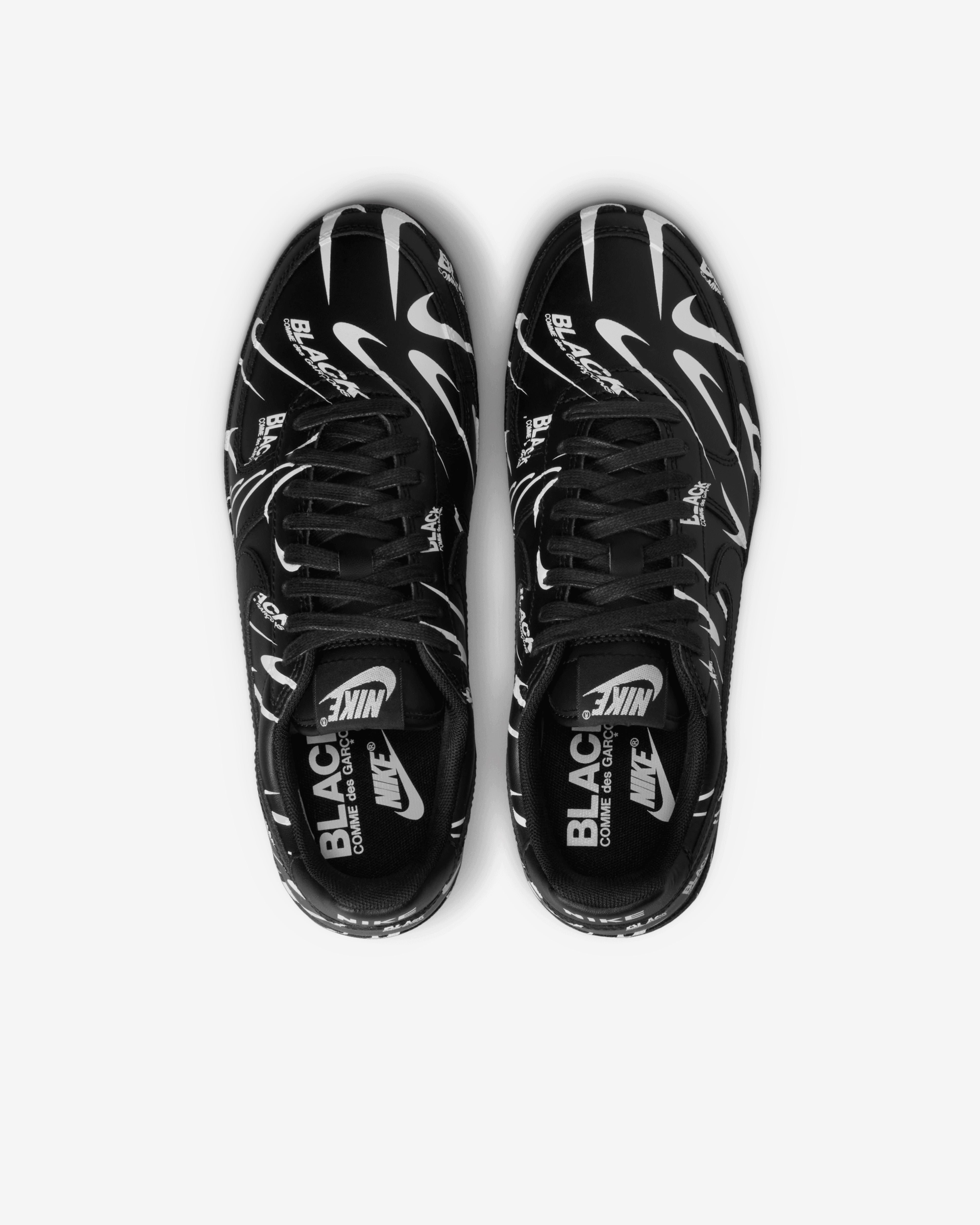 Black Comme des Garçons: Women's Nike Field General '82 Sneakers