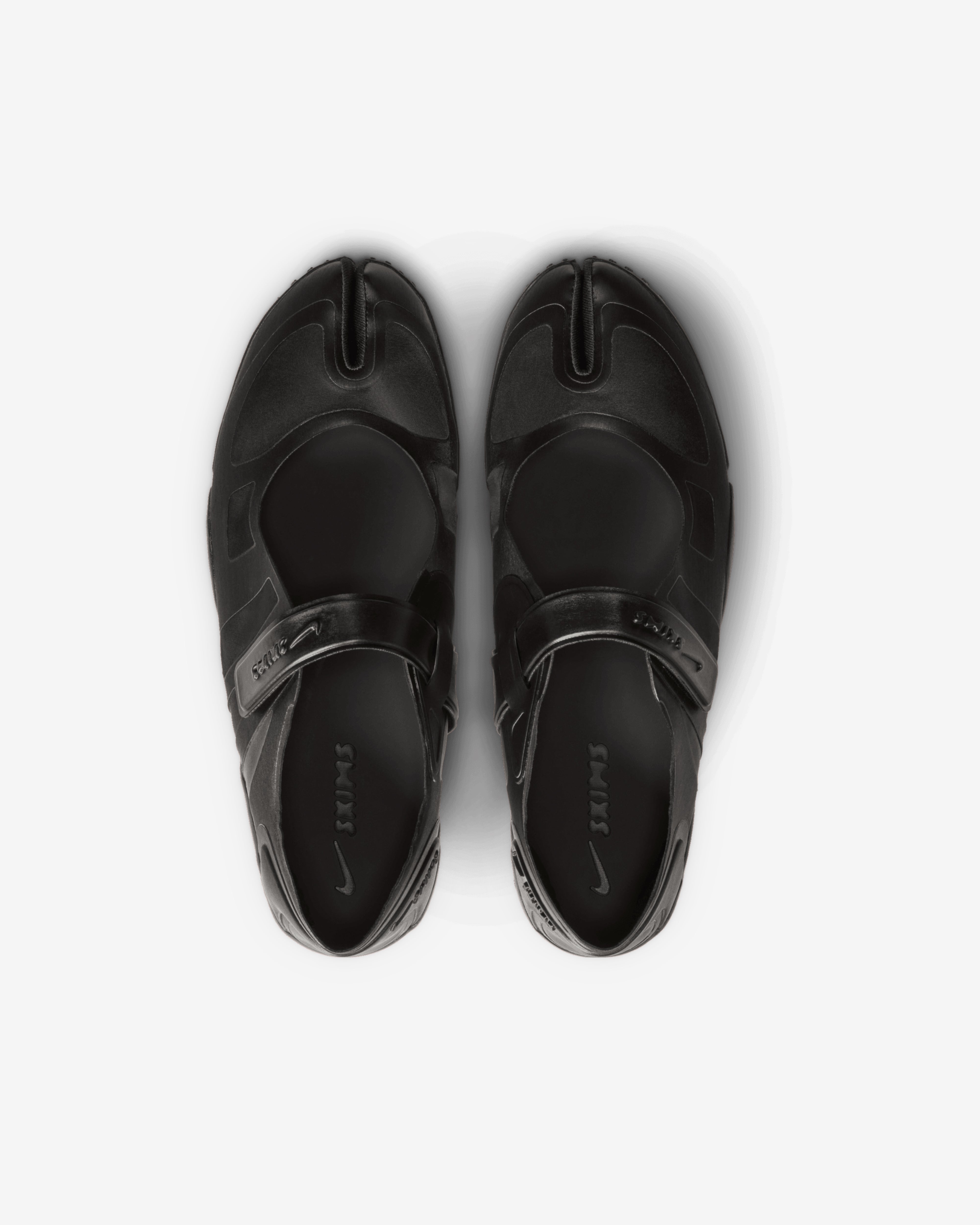 NikeSkims: Women's Rift Satin Sneakers (Black) | DSMNY E-SHOP