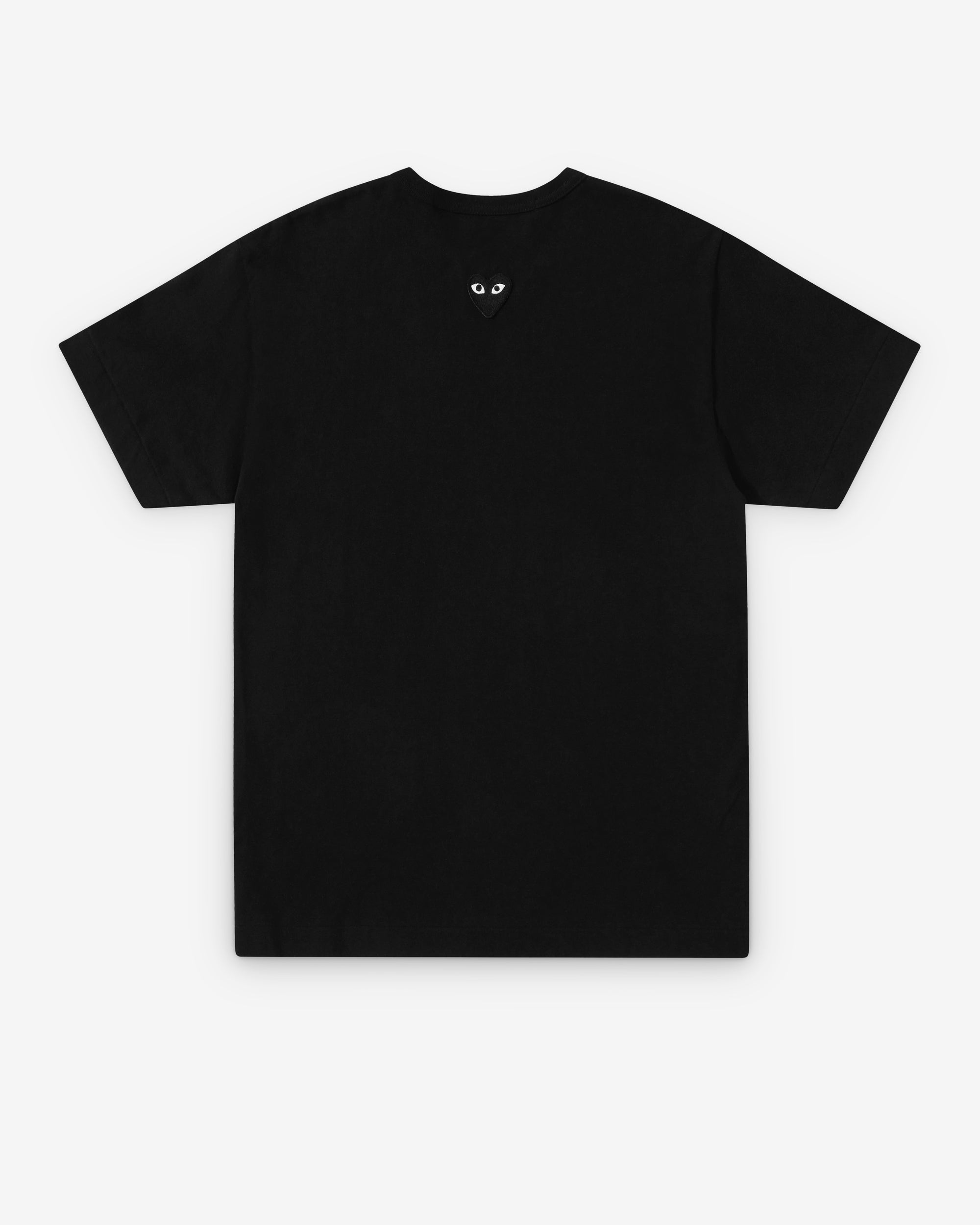 Play Comme des Garçons Unisex Back Black Heart T-Shirt (Black)
