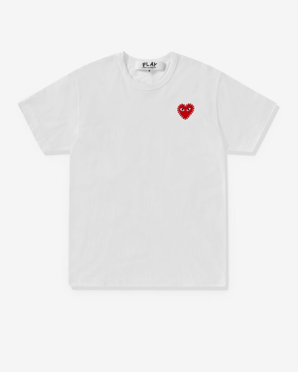 Play Comme des Garçons - Metalstone T-Shirt - (White/Red)