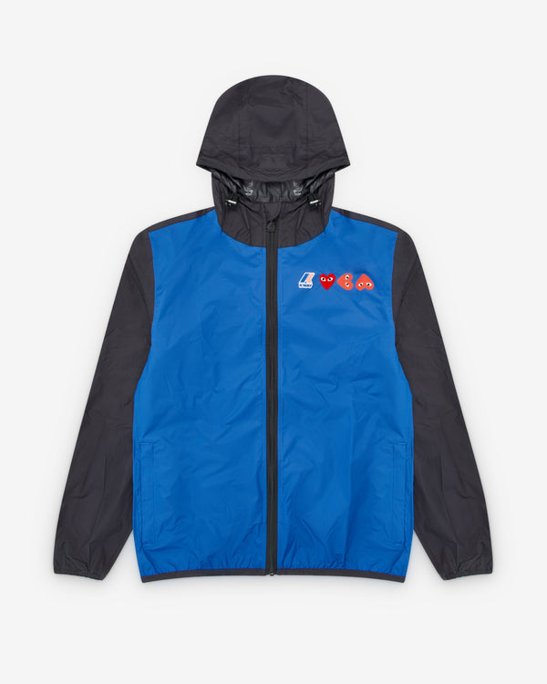 Play Comme des Garçons - K-Way Zip Jacket - (Blue/Black)