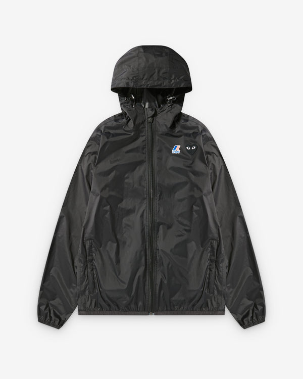 Play Comme des Garçons - K-Way Black Heart Zip Jacket - (Black)