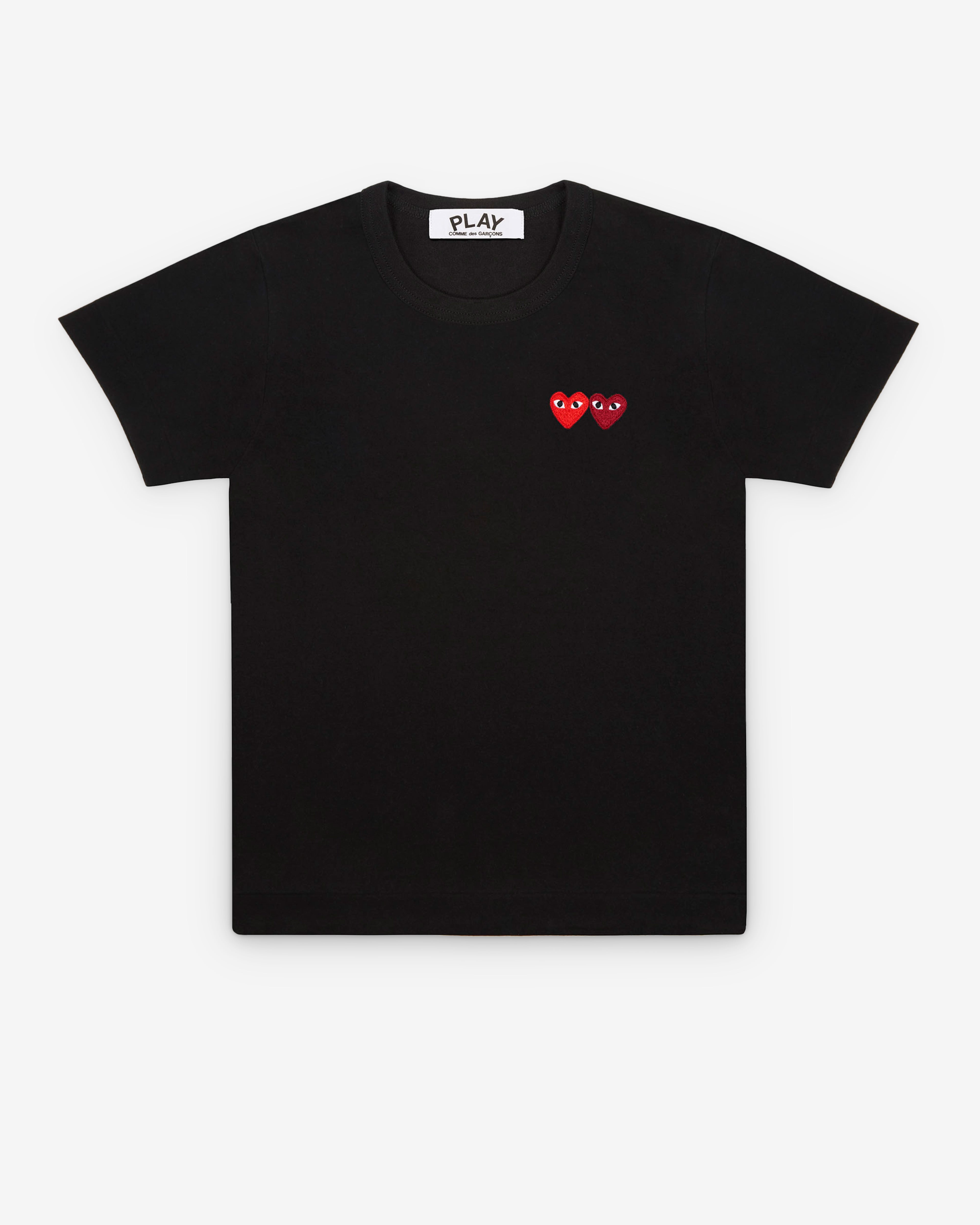 Play: Double Heart T-Shirt (Black) | DSMNY E-SHOP