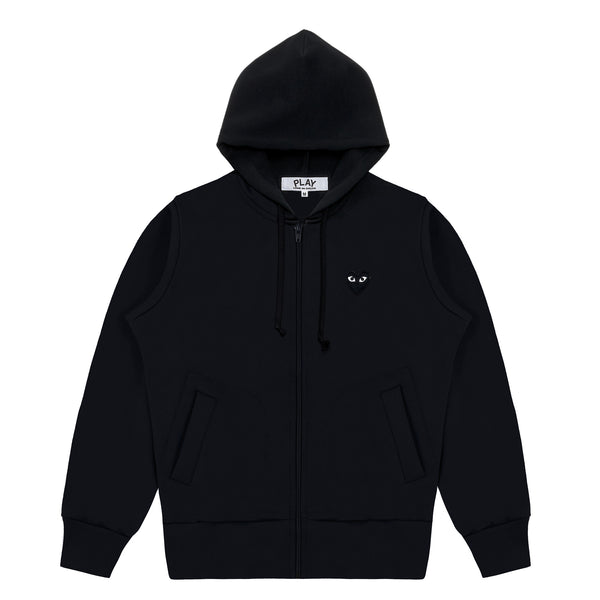 Play - Big Heart Zip Hoodie - (Black)