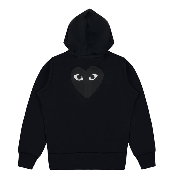 Play - Big Heart Zip Hoodie - (Black)