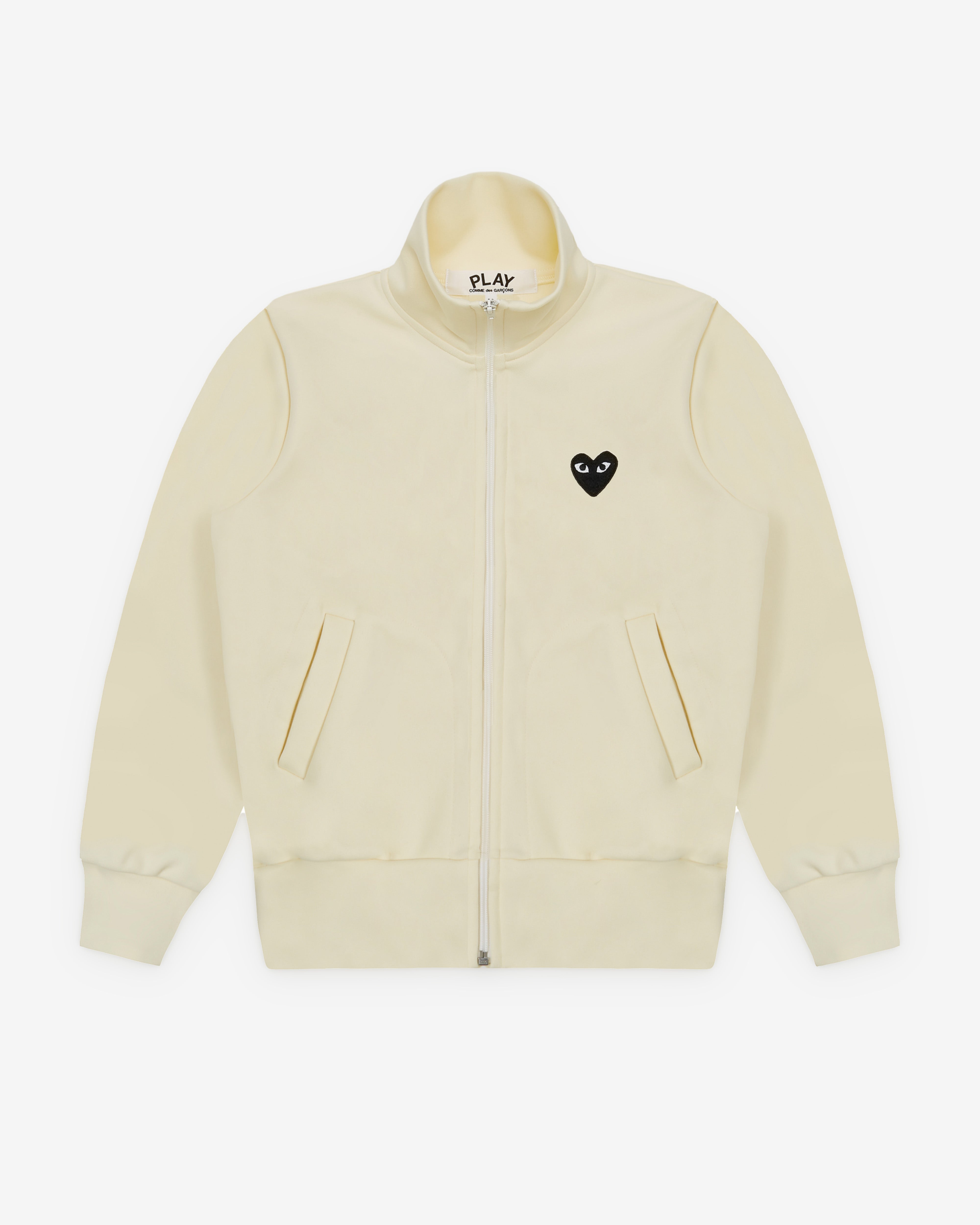 Play Comme des Garçons: Sweatshirt with Big Heart (Ivory) | DSMNY