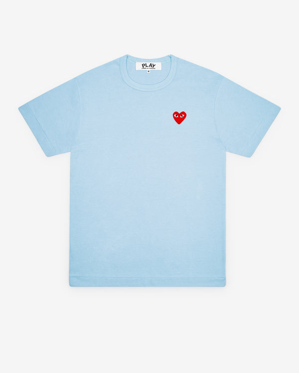 Play Comme des Garçons - Bright Red Heart T-Shirt - (Blue)