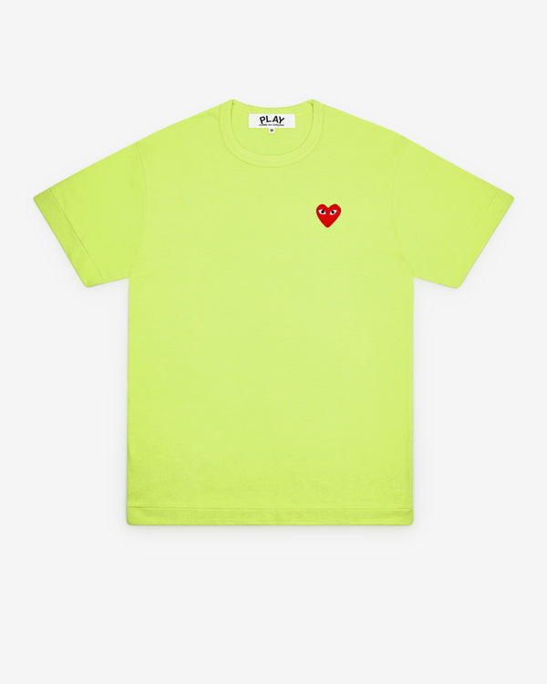 Play Comme des Garçons - Bright Red Heart T-Shirt - (Green)