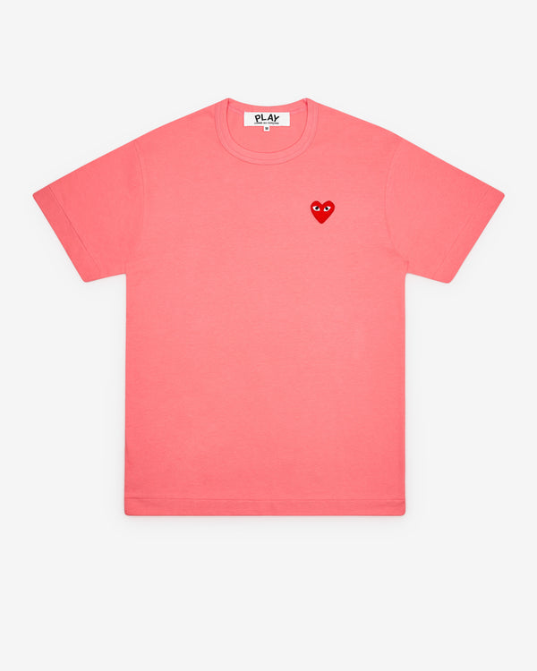 Play Comme des Garçons - Bright Red Heart T-Shirt - (Pink)