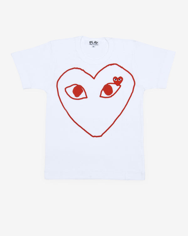Play Comme des Garçons - T-Shirt - (White)
