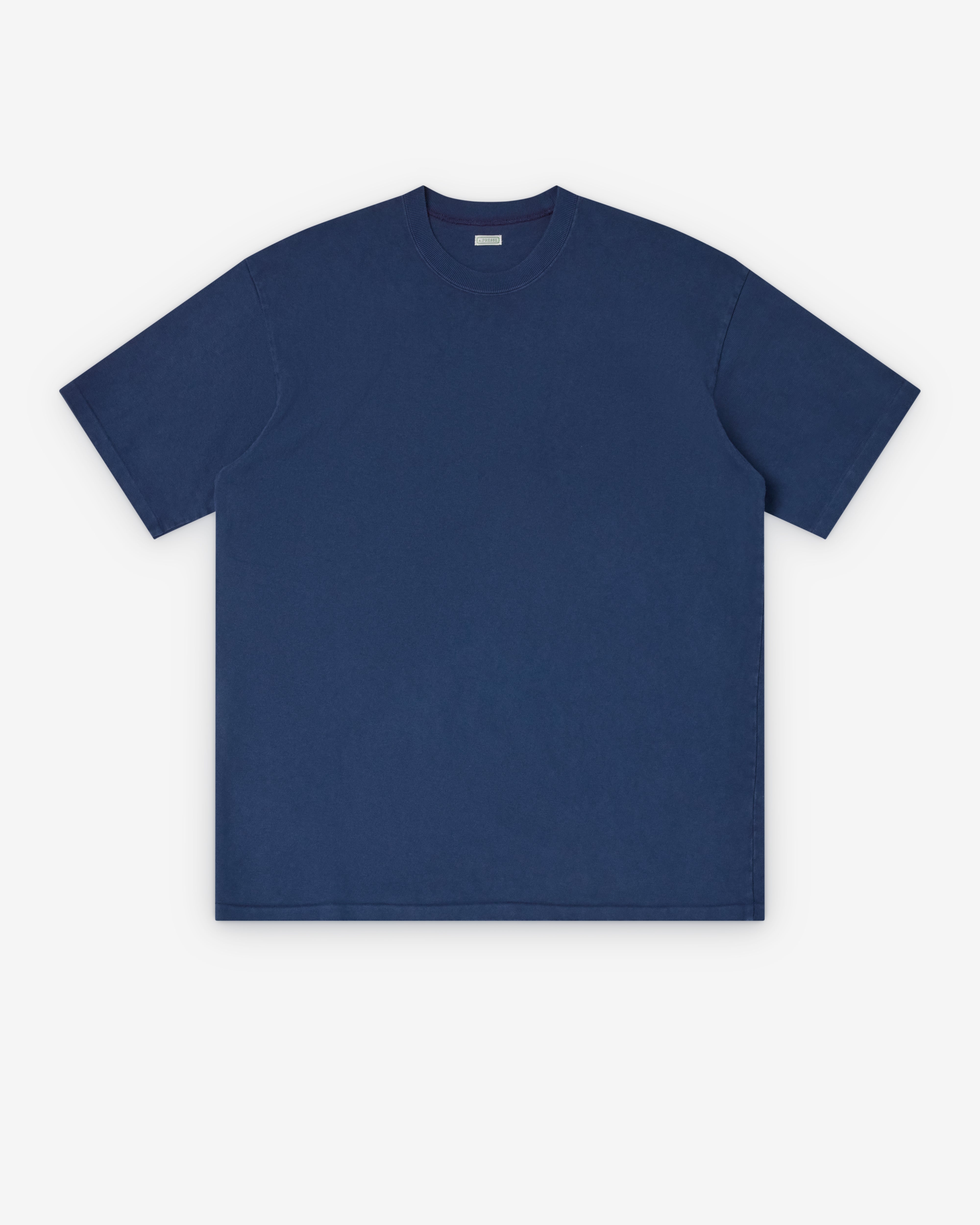 A.Presse: Men's Vintage Short Sleeve T-Shirt (Navy) | DSMNY E-SHOP