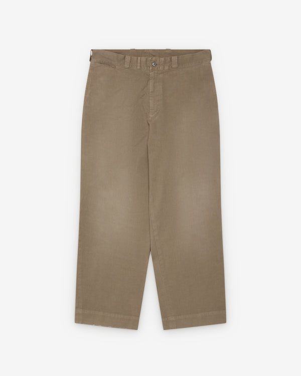A.Presse - Men's Vintage Twill Work Pants - (Beige)