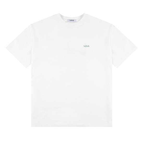 Adish - Men's Short Sleeve Shajarat Logo T-Shirt - (White)