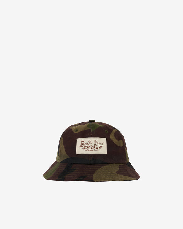 Brain Dead - Men's Adjustable 6 Panel Bell Hat - (Camo)