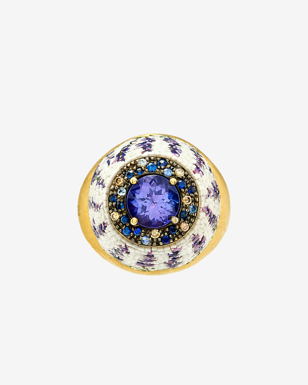 Le Sibille - Women's Lavender Ring - (Yellow Gold)