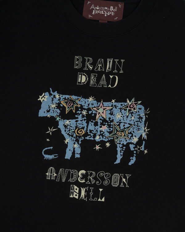 Brain Dead X Andersson Bell - Men's Dead Cow T-Shirt - (Black)