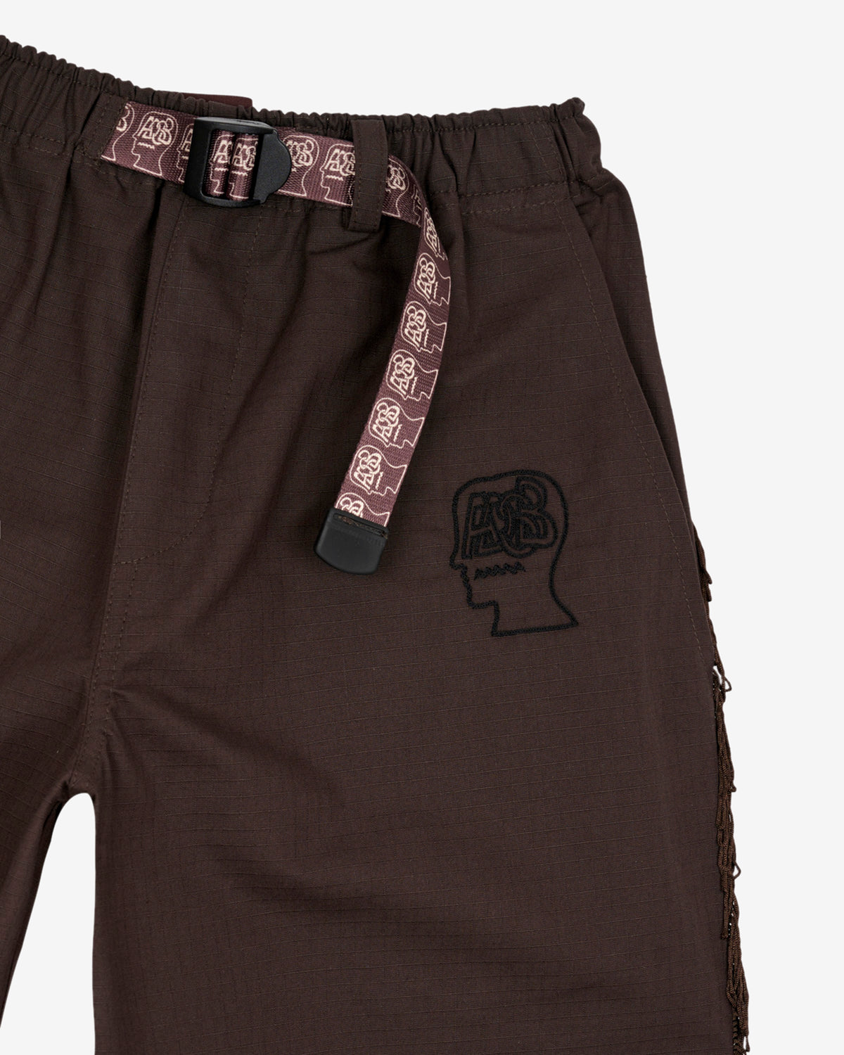 Brain Dead X Andersson Bell - Men's Fringe Pants - (Brown) view 3, Click to Zoom in