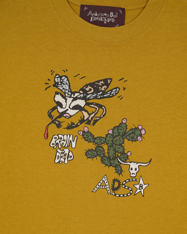 Brain Dead X Andersson Bell - Men's Mosquito T-Shirt - (Amber)
