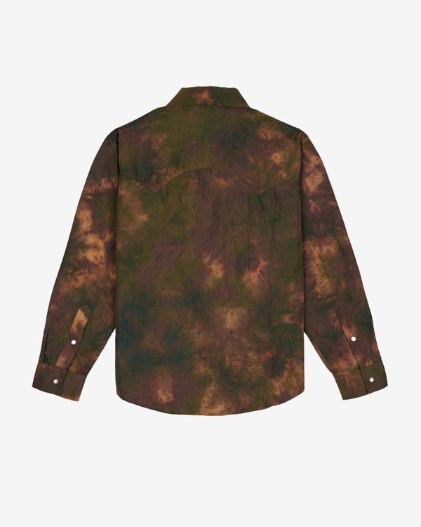 Brain Dead X Andersson Bell - Men's Tie-Dyed Shirt - (Brown)
