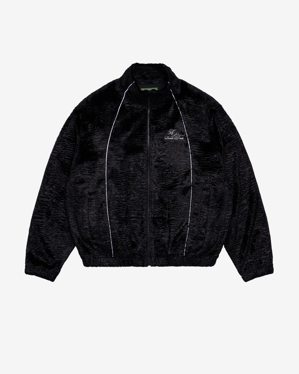Denim Tears - Men's Astrakhan Track Jacket - (Black)