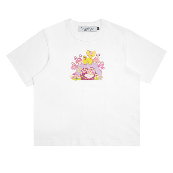 Funguys - Smile Like A Flower Tee - (White)