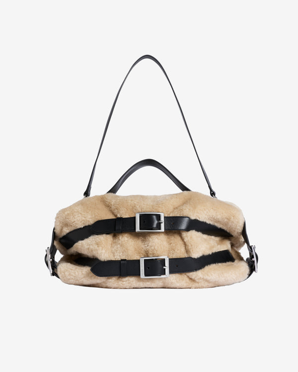 Simone Rocha - Women's Faux Fur Biker Belt Bag - (Blonde)