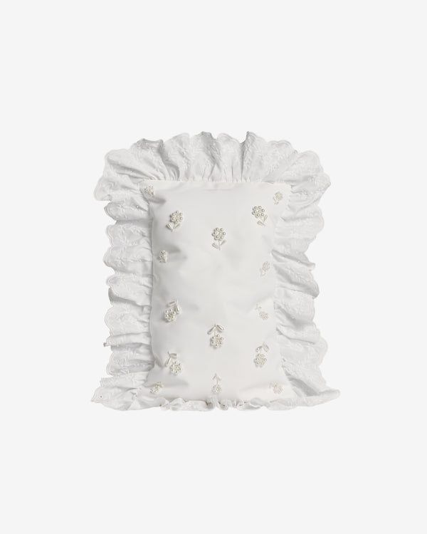 Simone Rocha - Women's Pillowcase Clutch Bag - (White Pearl)