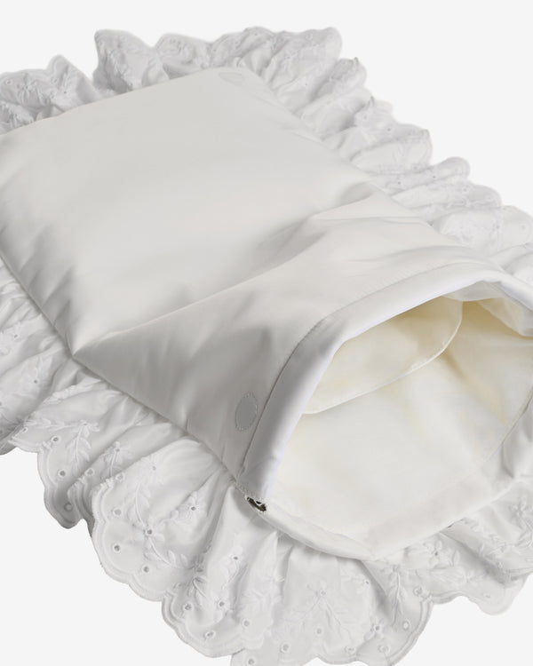 Simone Rocha - Women's Pillowcase Clutch Bag - (White Pearl)