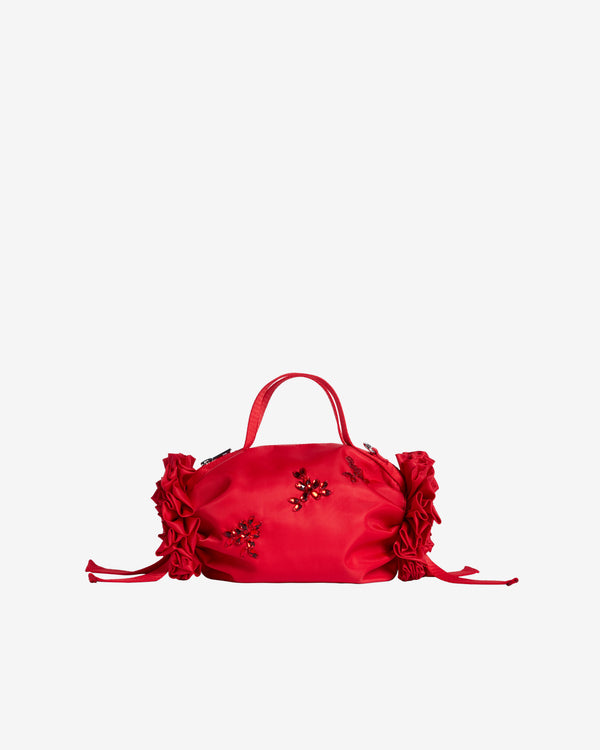 Simone Rocha - Women's Mini Double Ribbon Rosette Bag - (Red)