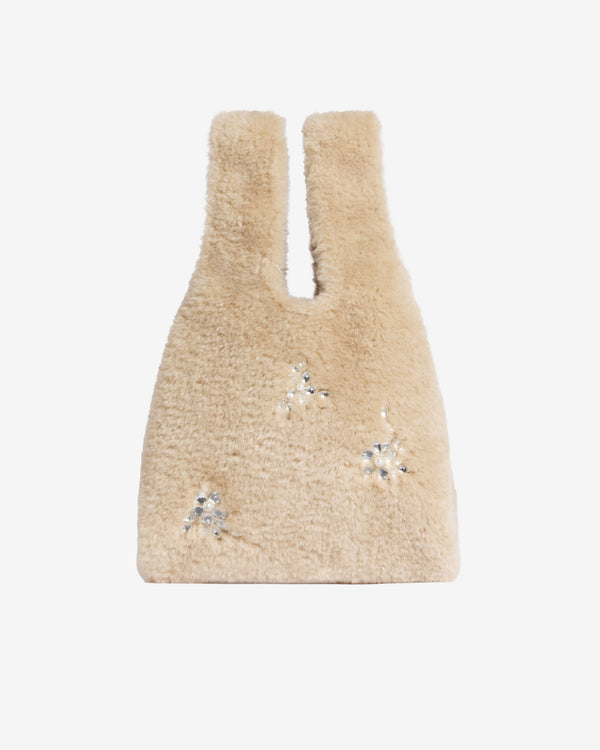 Simone Rocha - Women's Mini Faux Fur Shopper Bag - (Blonde)