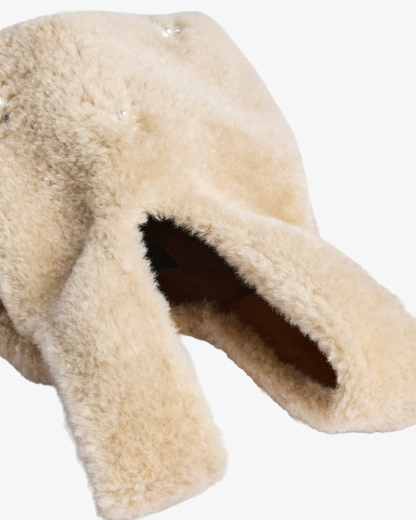 Simone Rocha - Women's Mini Faux Fur Shopper Bag - (Blonde)