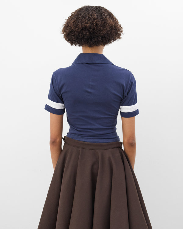 August Barron - Women's Tripple T-Shirt - (Navy/Pink/Grey)