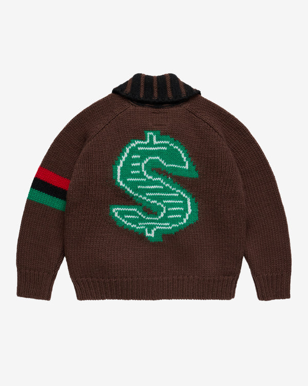 Denim Tears - Men's BBC Zip Sweater - (Brown)