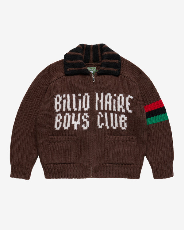 Denim Tears - Men's BBC Zip Sweater - (Brown)