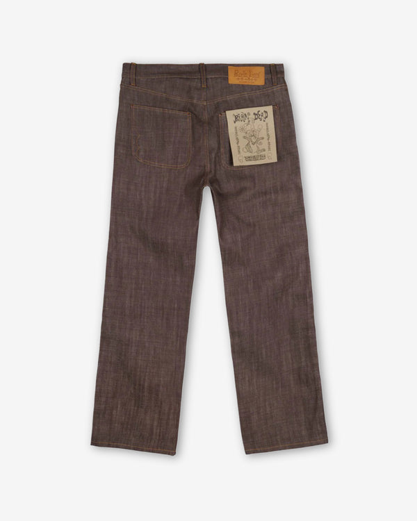 Brain Dead - Men's Type 00 14.5oz Selvedge Jeans - (Brown)