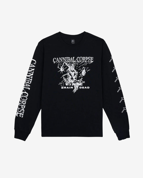 Brain Dead - Cannibal Corpse Men's Mutilation Long Sleeve - (Black)