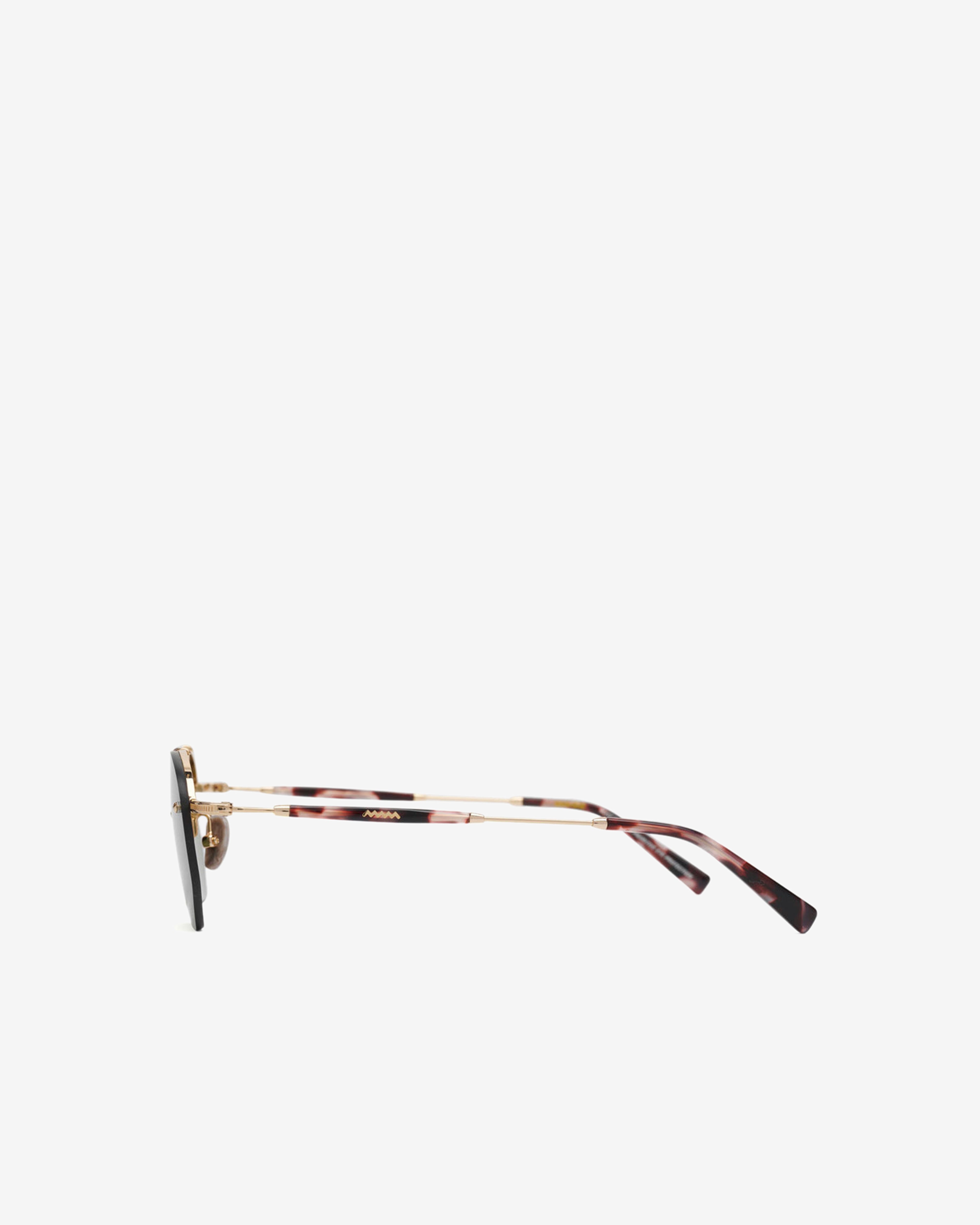 Brain Dead: Kaz Sunglasses (Gold) | DSMNY E-SHOP