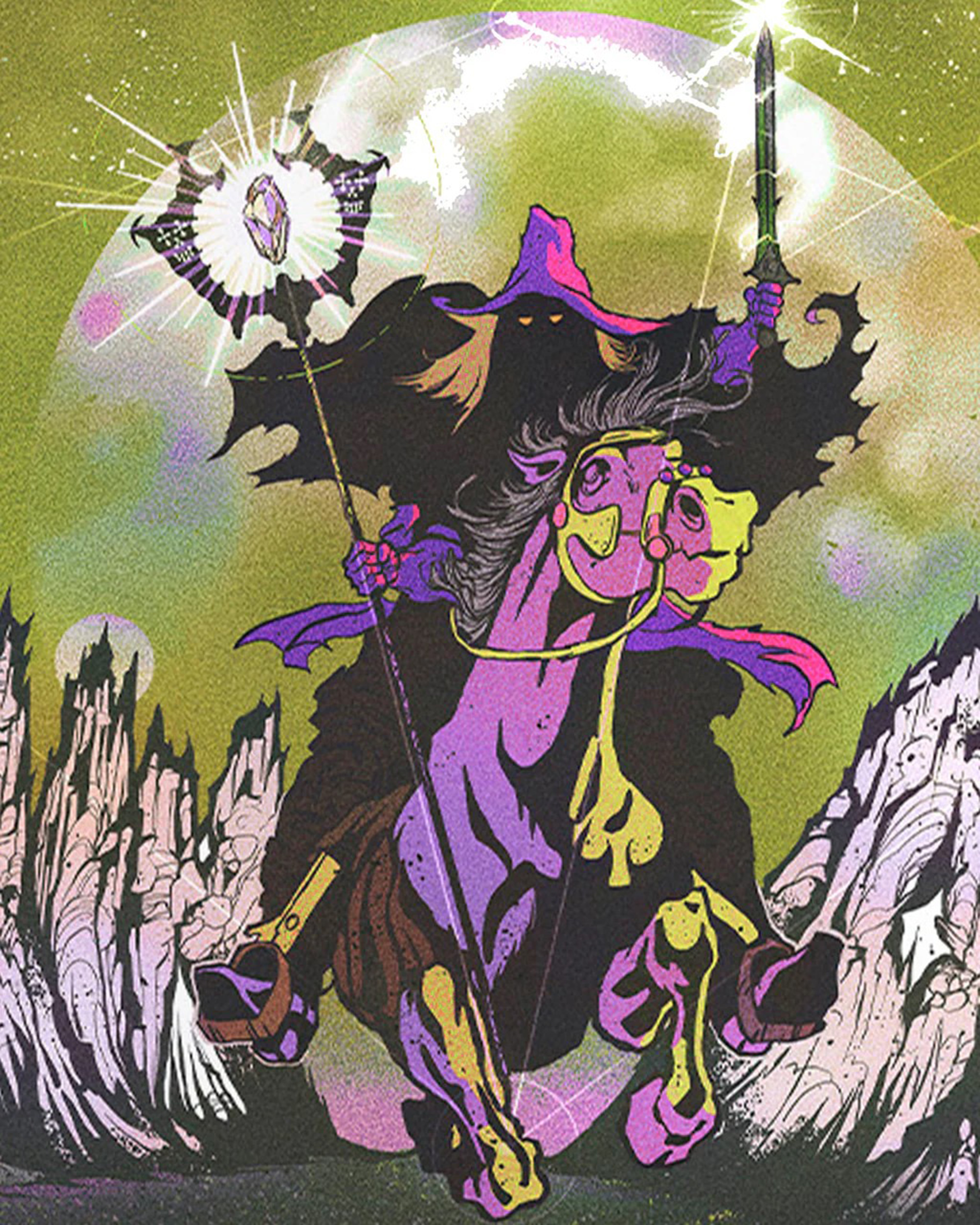Brain Dead: Intrepid Horseman Playmat (Green/Multi) | DSMNY E-SHOP