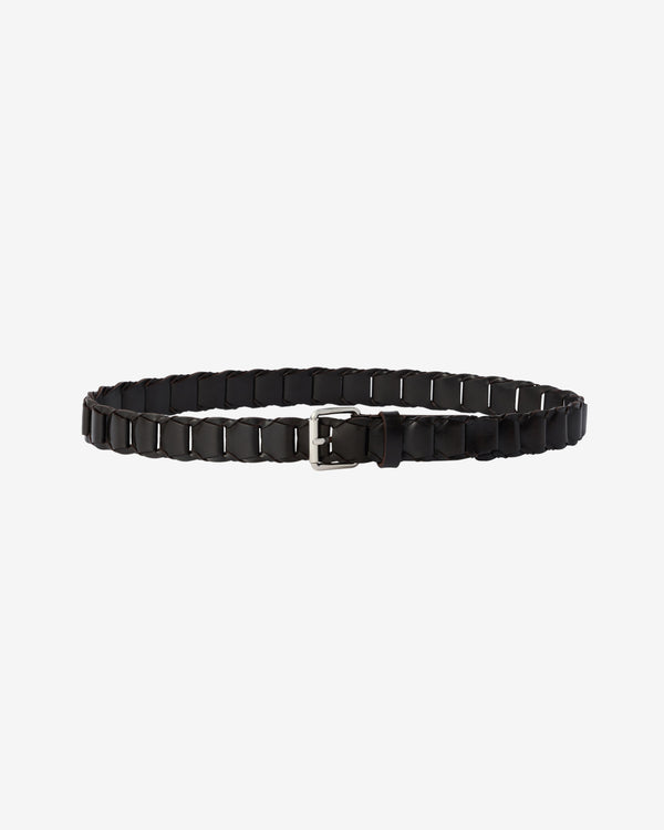 Lemaire - Women's Leather Link Belt - (Dark Brown)