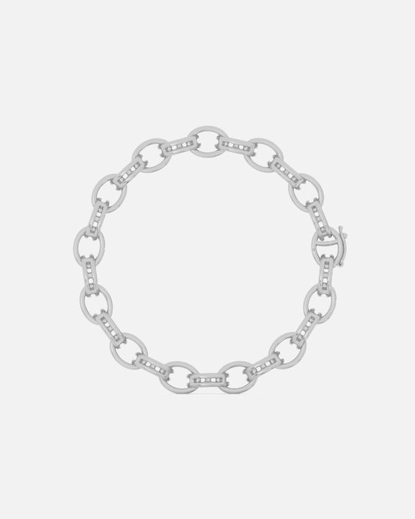 Bernard James - DSM Exclusive Macro Frame Link Bracelet - (Sterling Silver)