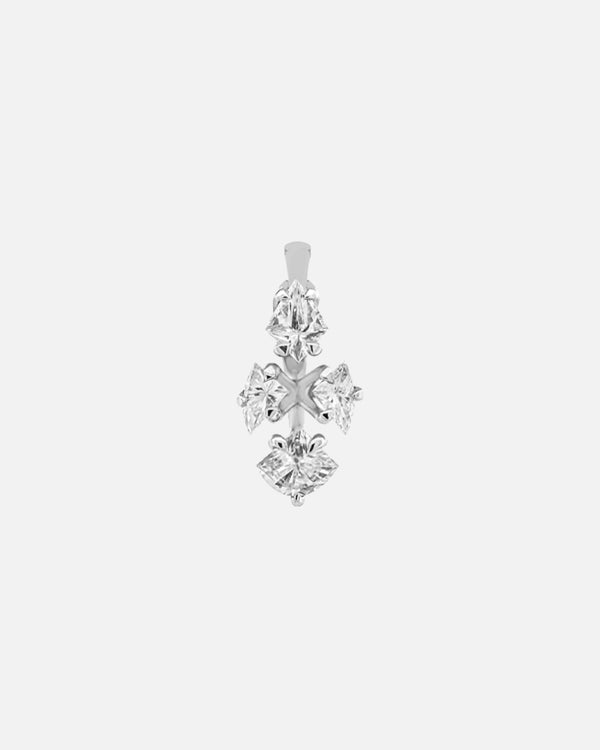 Bernard James - DSM Exclusive Exploded Pear Pendant - (White Gold)